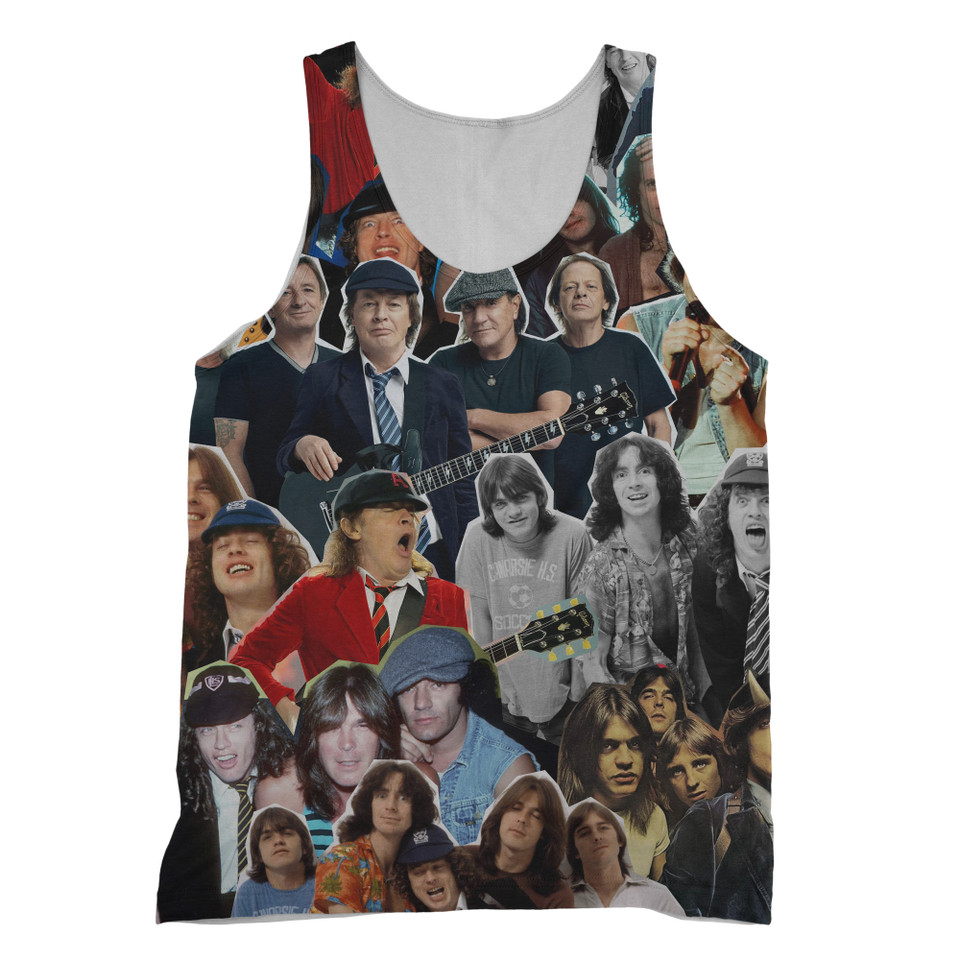 AC_DC Photo Collage Tanktop