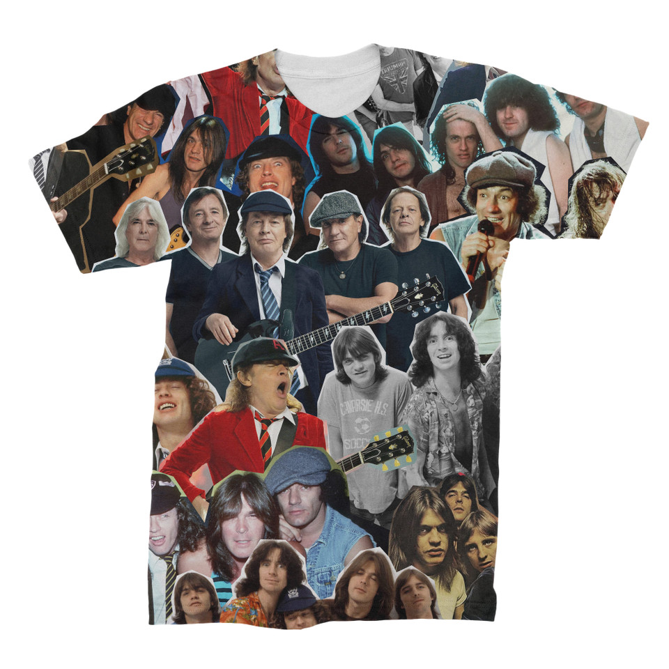 AC_DC Photo Collage T-shirt