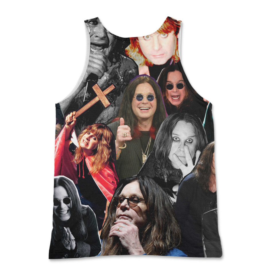 Ozzy Osbourne Black Sabbath Photo Collage Tank Top
