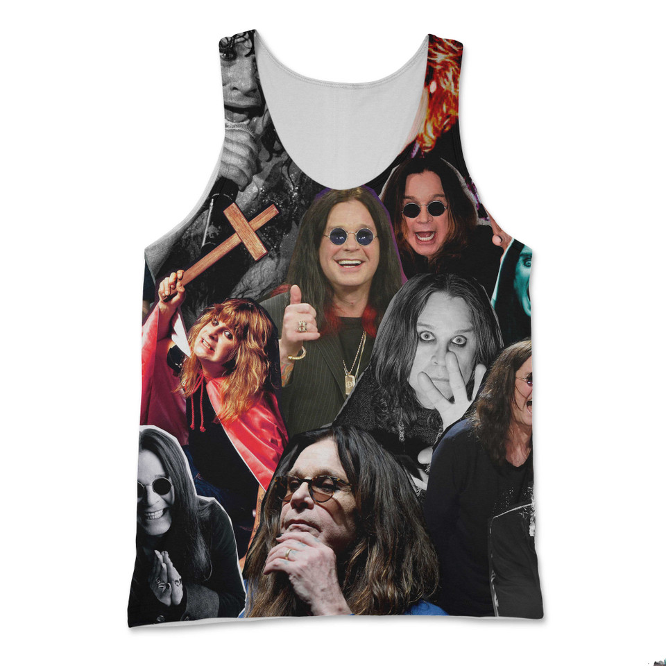 Ozzy Osbourne Black Sabbath Photo Collage Tank Top
