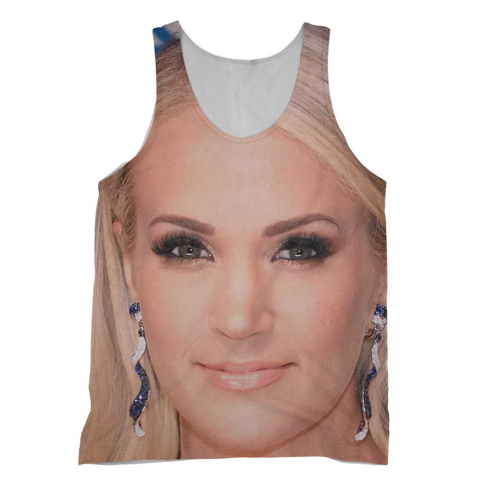 Carrie Underwood Big Face Tank Top