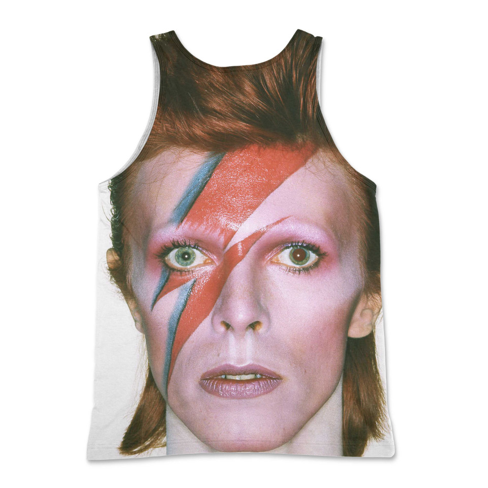 David Bowie Big Face Tank Top David Bowie Big Face Tank Top