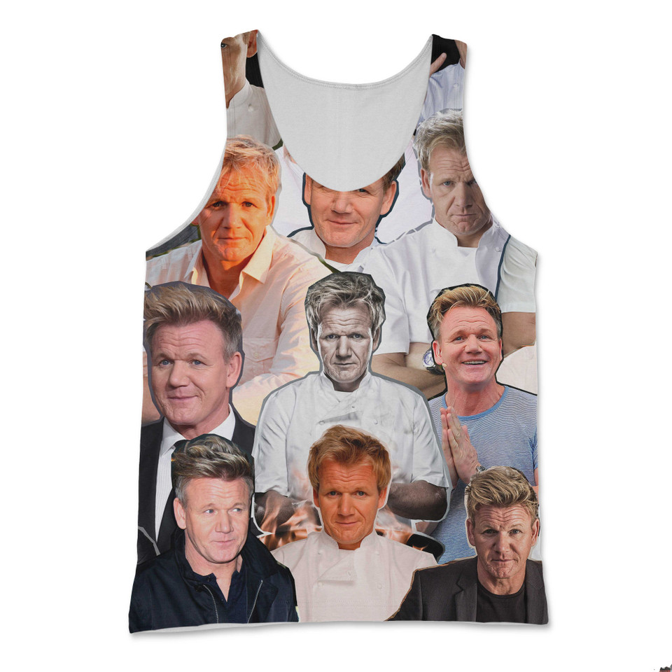 Gordon Ramsay Photo Collage Tank Top Gordon Ramsay Photo Collage Tank Top