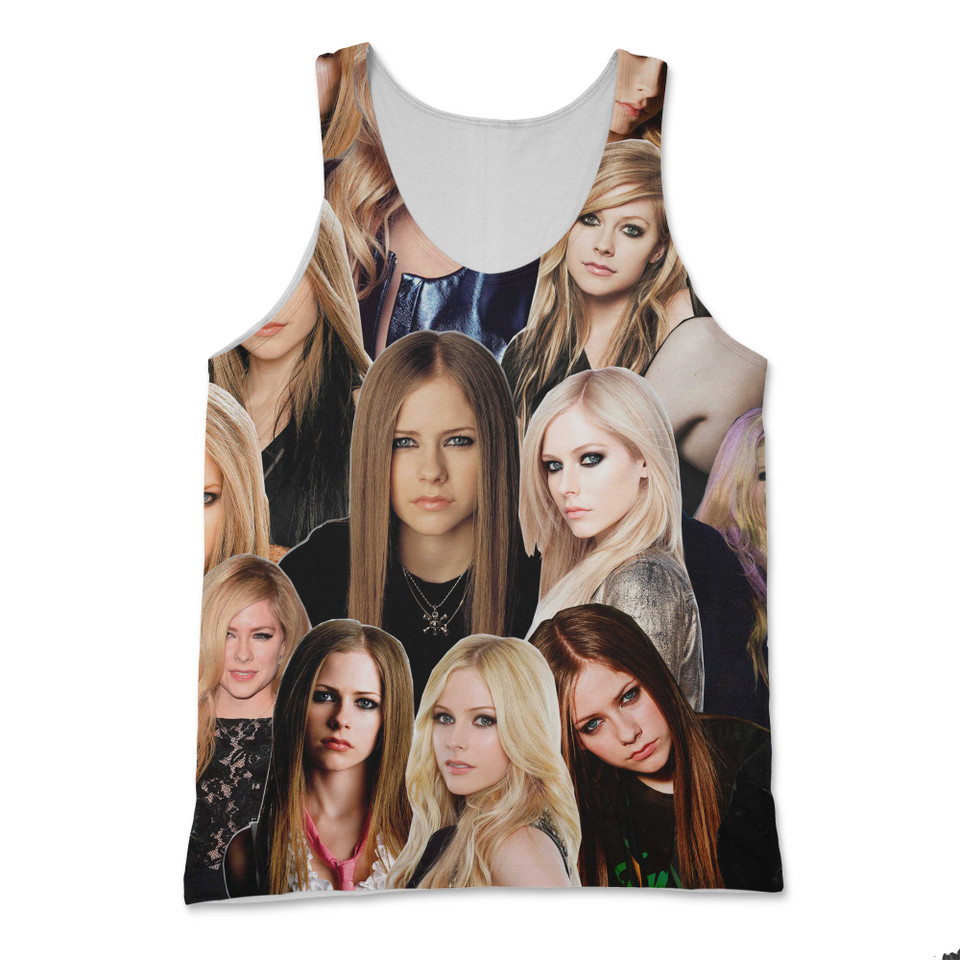 Avril Lavigne Photo Collage Tank Top Avril Lavigne Photo Collage Tank Top