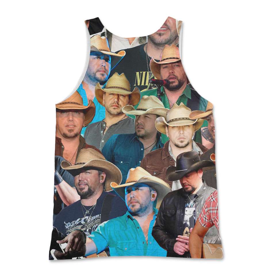 Jason Aldean Photo Collage Tank Top