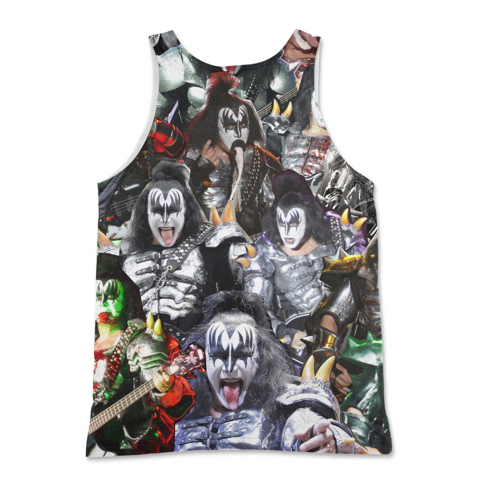 Gene Simmons Photo Collage Tank Top Gene Simmons Photo Collage Tank Top