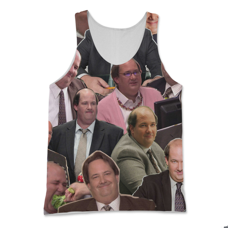Kevin Malone (The Office) Photo Collage Tank Top Kevin Malone (The Office) Photo Collage Tank Top
