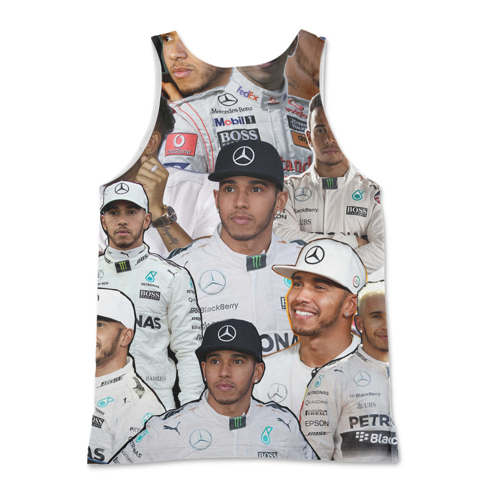 Lewis Hamilton Photo Collage Tank Top