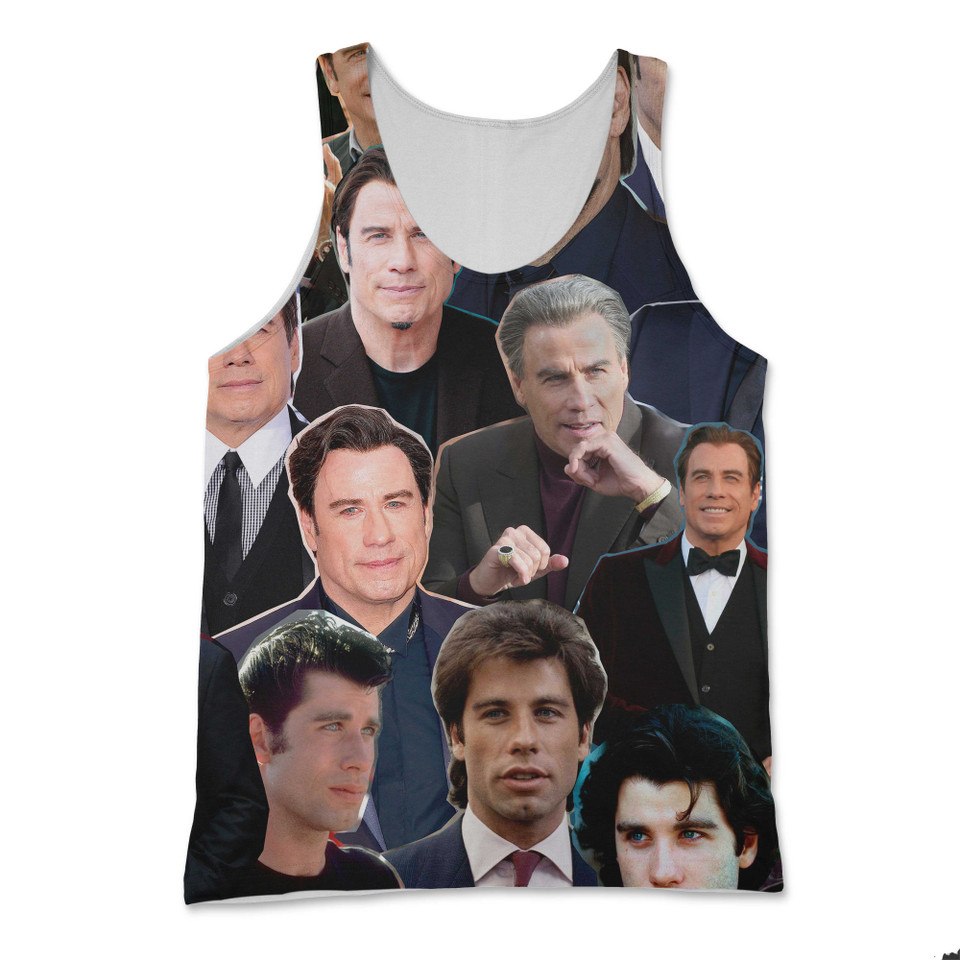 John Travolta Photo Collage Tank Top John Travolta Photo Collage Tank Top