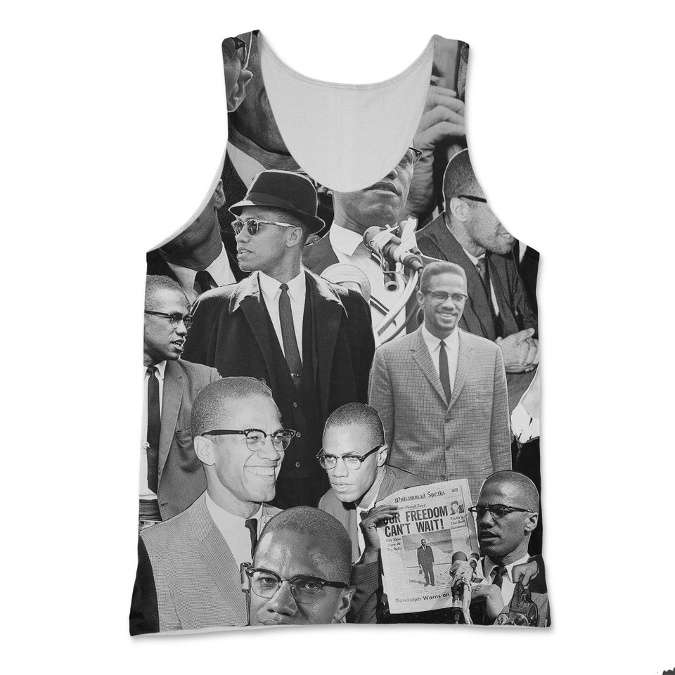 Malcolm X Photo Collage Tank Top Malcolm X Photo Collage Tank Top