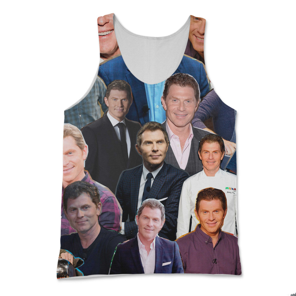 Bobby Flay Photo Collage Tank Top Bobby Flay Photo Collage Tank Top