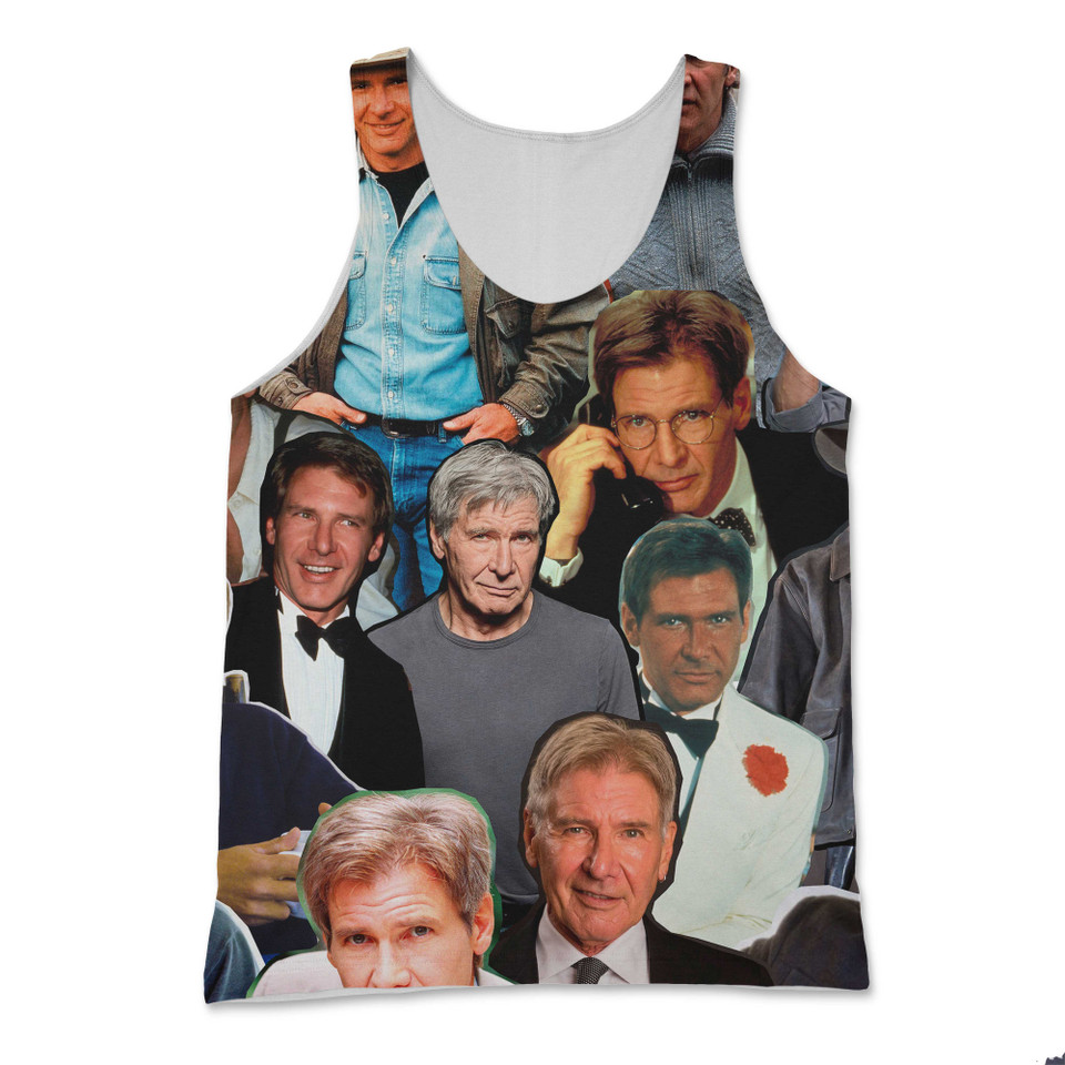 Harrison Ford Photo Collage Tank Top Harrison Ford Photo Collage Tank Top