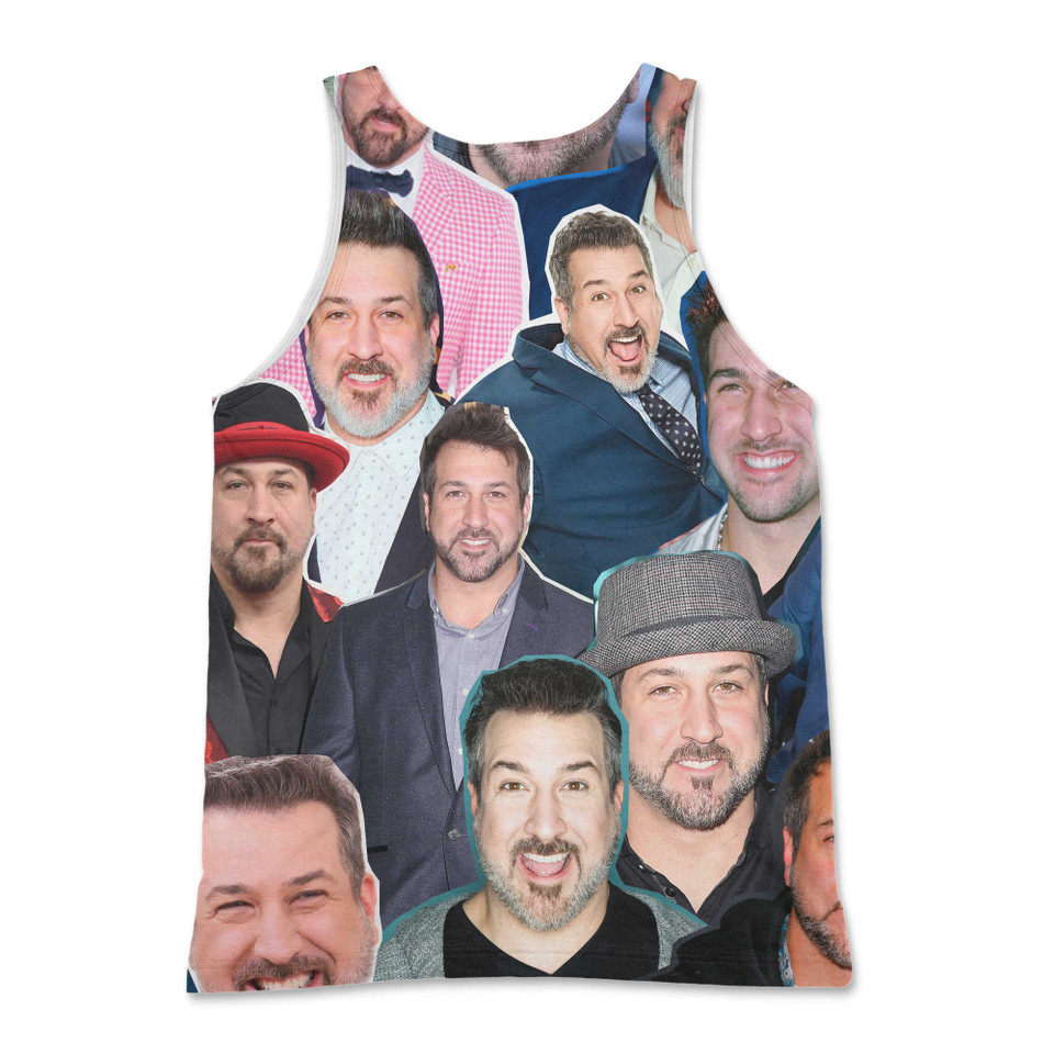 Joey Fatone Photo Collage Tank Top Joey Fatone Photo Collage Tank Top