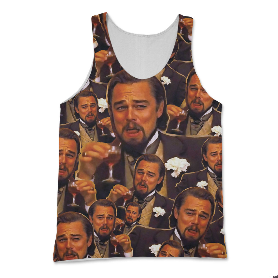 Leonardo Dicaprio Meme Photo Collage Tank Top Leonardo Dicaprio Meme Photo Collage Tank Top