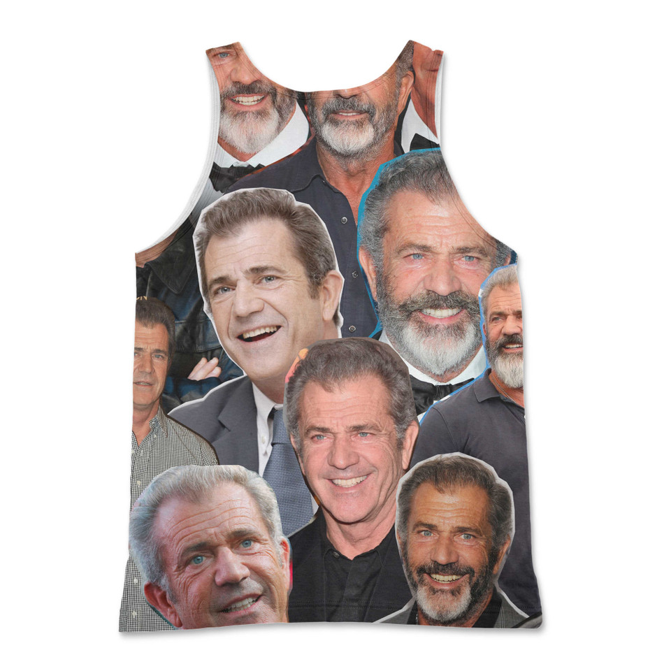 Mel Gibson Photo Collage Tank Top Mel Gibson Photo Collage Tank Top