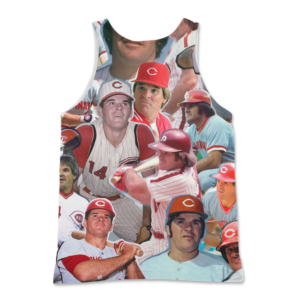Pete Rose Photo Collage Tank Top Pete Rose Photo Collage Tank Top