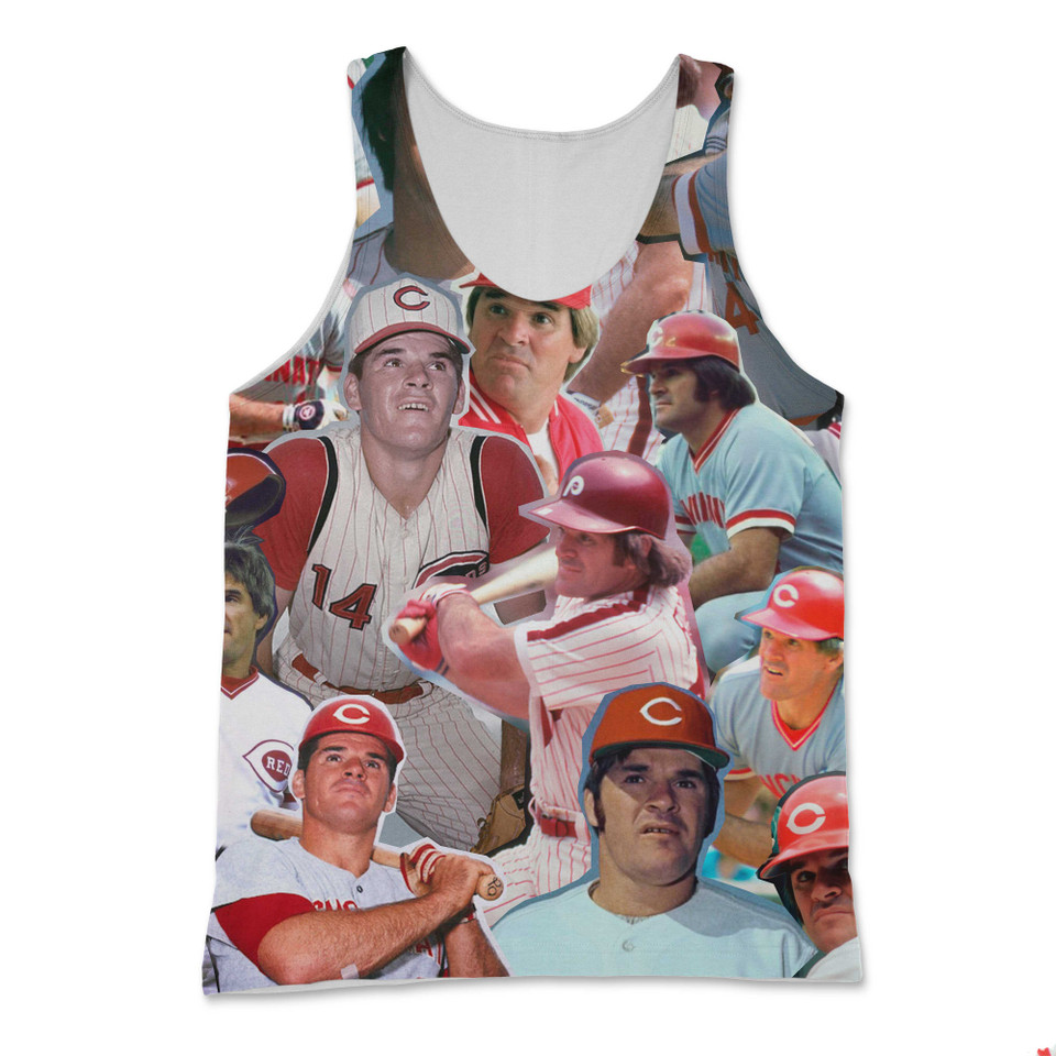 Pete Rose Photo Collage Tank Top Pete Rose Photo Collage Tank Top