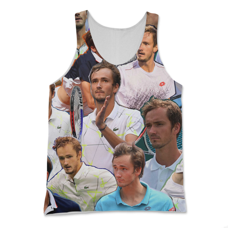Daniil Medvedev Photo Collage Tank Top Daniil Medvedev Photo Collage Tank Top