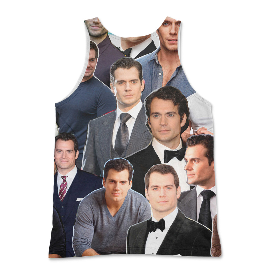 Henry Cavill Photo Collage Tank Top Henry Cavill Photo Collage Tank Top