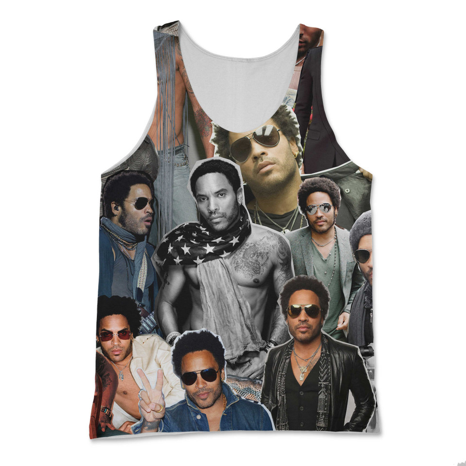 Lenny Kravitz Photo Collage Tank Top Lenny Kravitz Photo Collage Tank Top