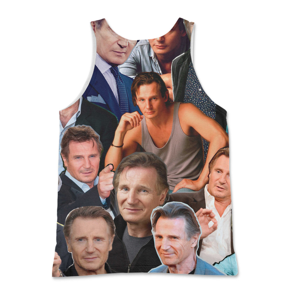 Liam Neeson Photo Collage Tank Top Liam Neeson Photo Collage Tank Top