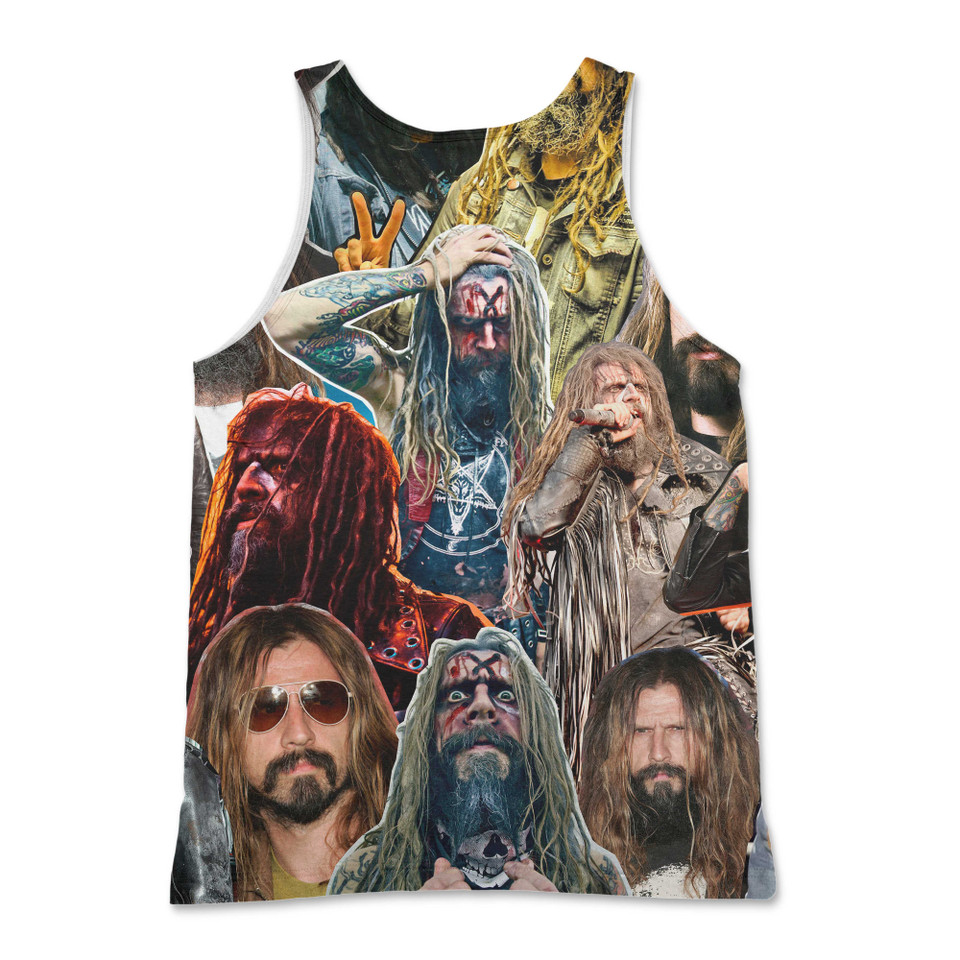 Rob Zombie Photo Collage Tank Top Rob Zombie Photo Collage Tank Top
