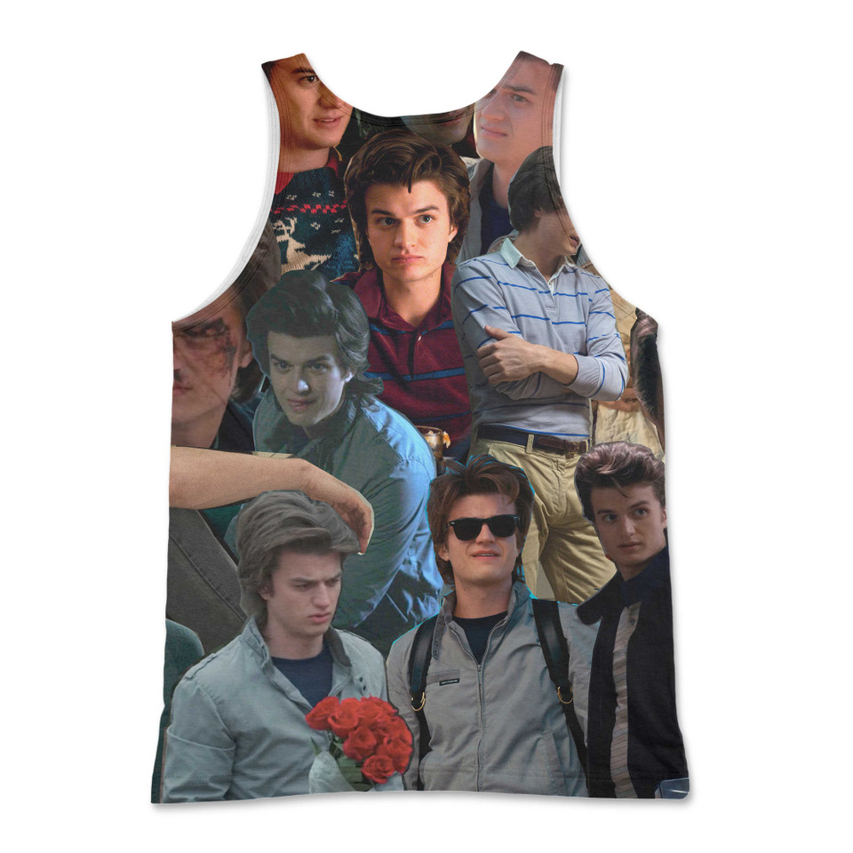 Steve Harrington Stranger Things  Photo Collage Tank Top Steve Harrington Stranger Things  Photo Collage Tank Top