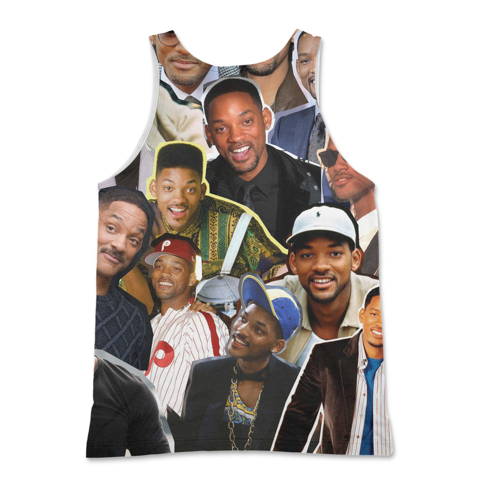 Will Smith Photo Collage Tank Top Will Smith Photo Collage Tank Top
