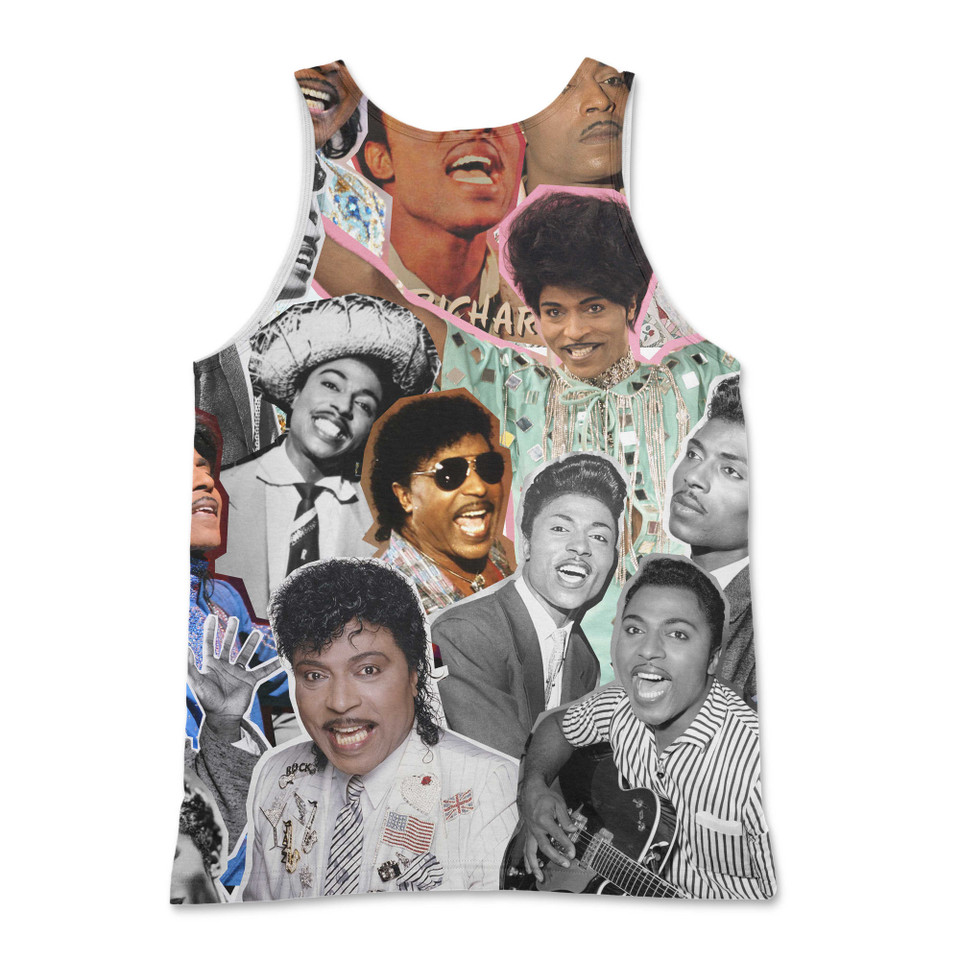 Little Richard Photo Collage Tank Top Little Richard Photo Collage Tank Top
