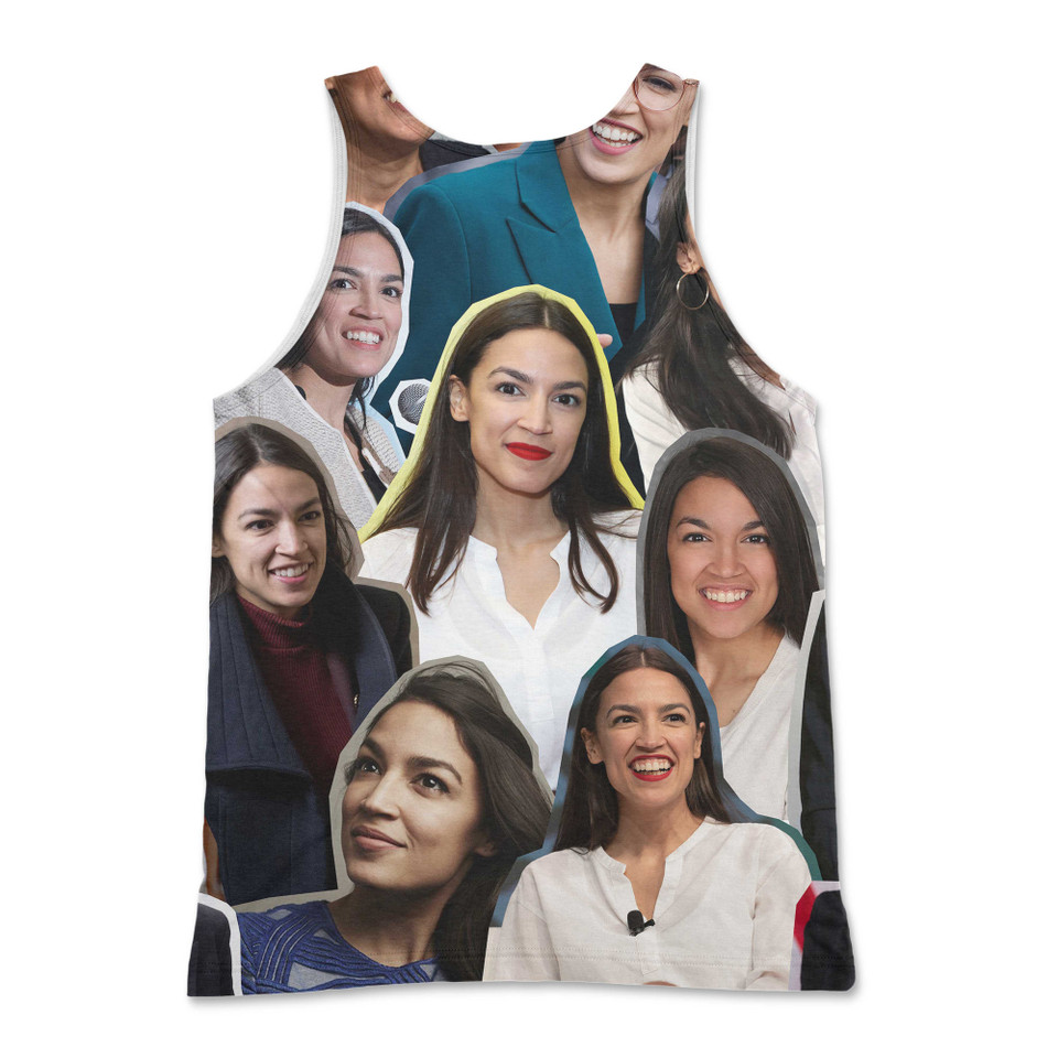 Alexandria Ocasio-Cortez Photo Collage Tank Top Alexandria Ocasio-Cortez Photo Collage Tank Top