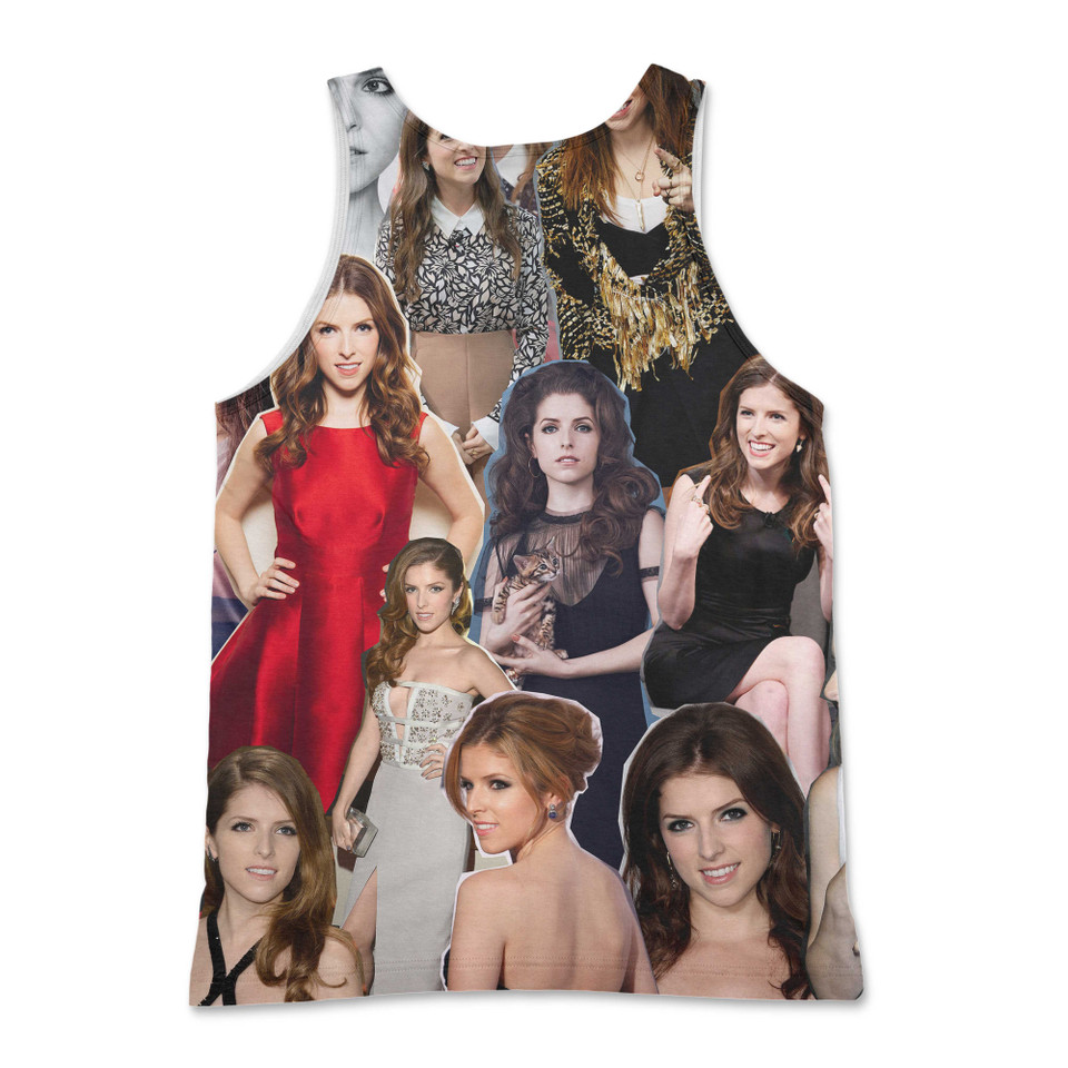 Anna Kendrick Photo Collage Tank Top Anna Kendrick Photo Collage Tank Top