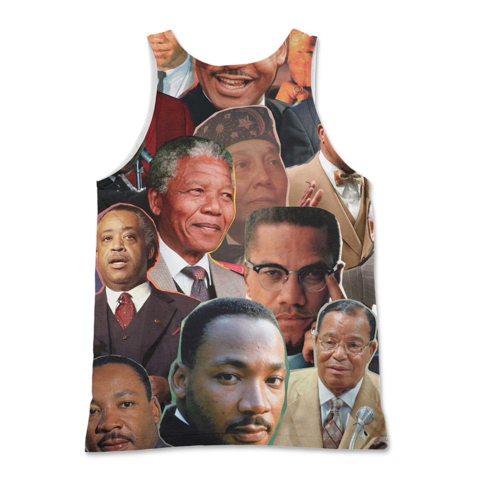 Black Leaders Photo Collage Tank Top Black Leaders Photo Collage Tank Top