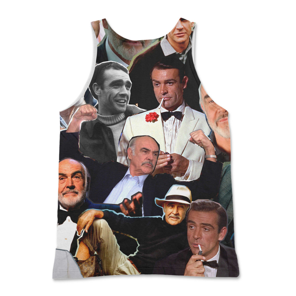 Sean Connery Photo Collage Tank Top