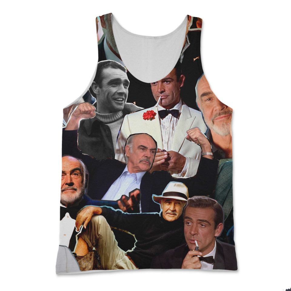 Sean Connery Photo Collage Tank Top