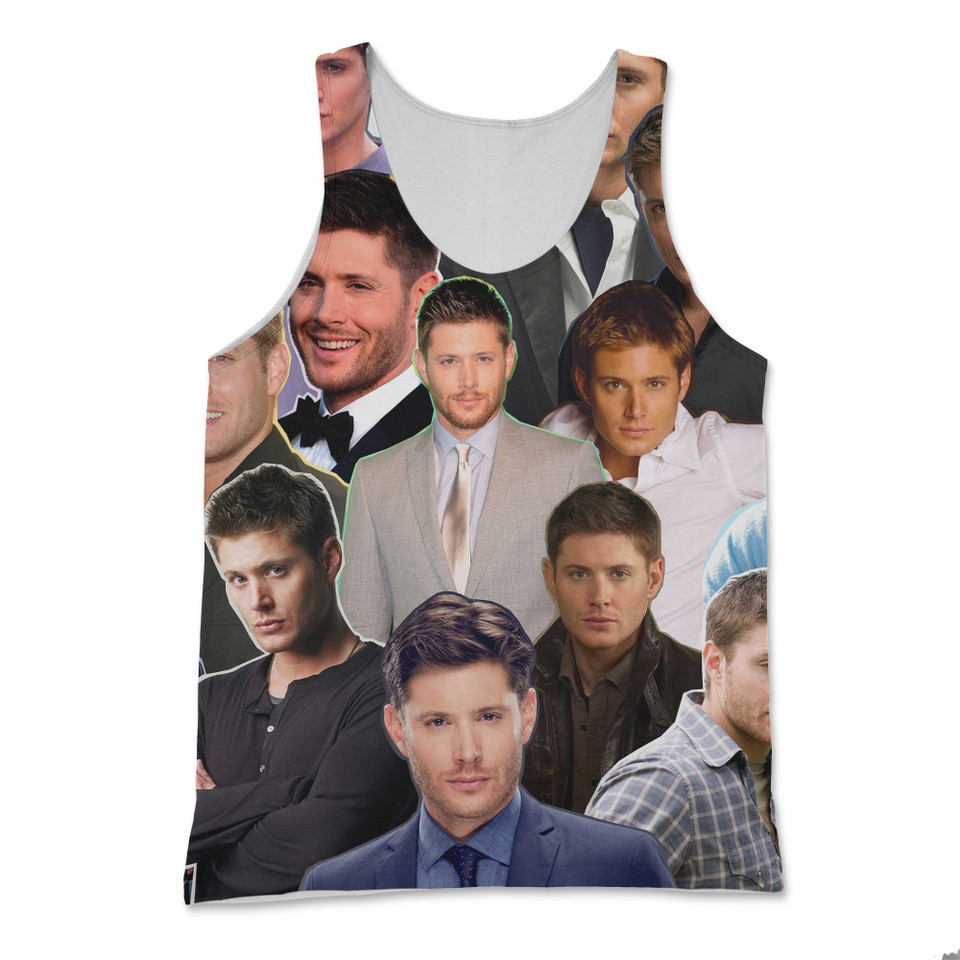 Jensen Ackles Photo Collage Tank Top Jensen Ackles Photo Collage Tank Top