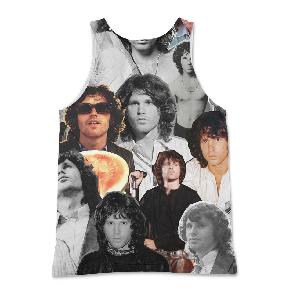 Jim Morrison Photo Collage Tank Top Jim Morrison Photo Collage Tank Top