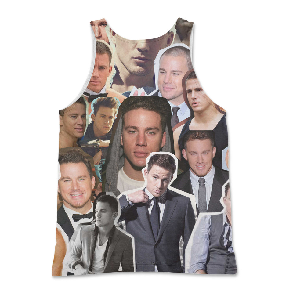 Channing Tatum Photo Collage Tank Top