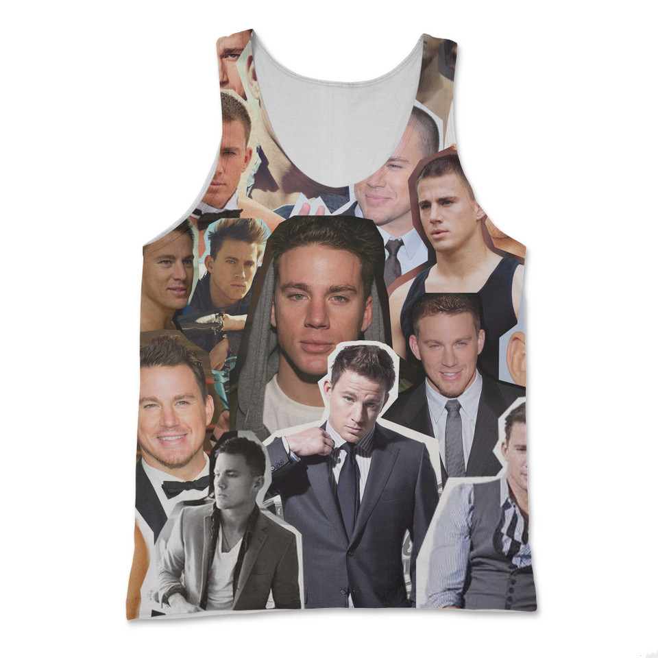 Channing Tatum Photo Collage Tank Top
