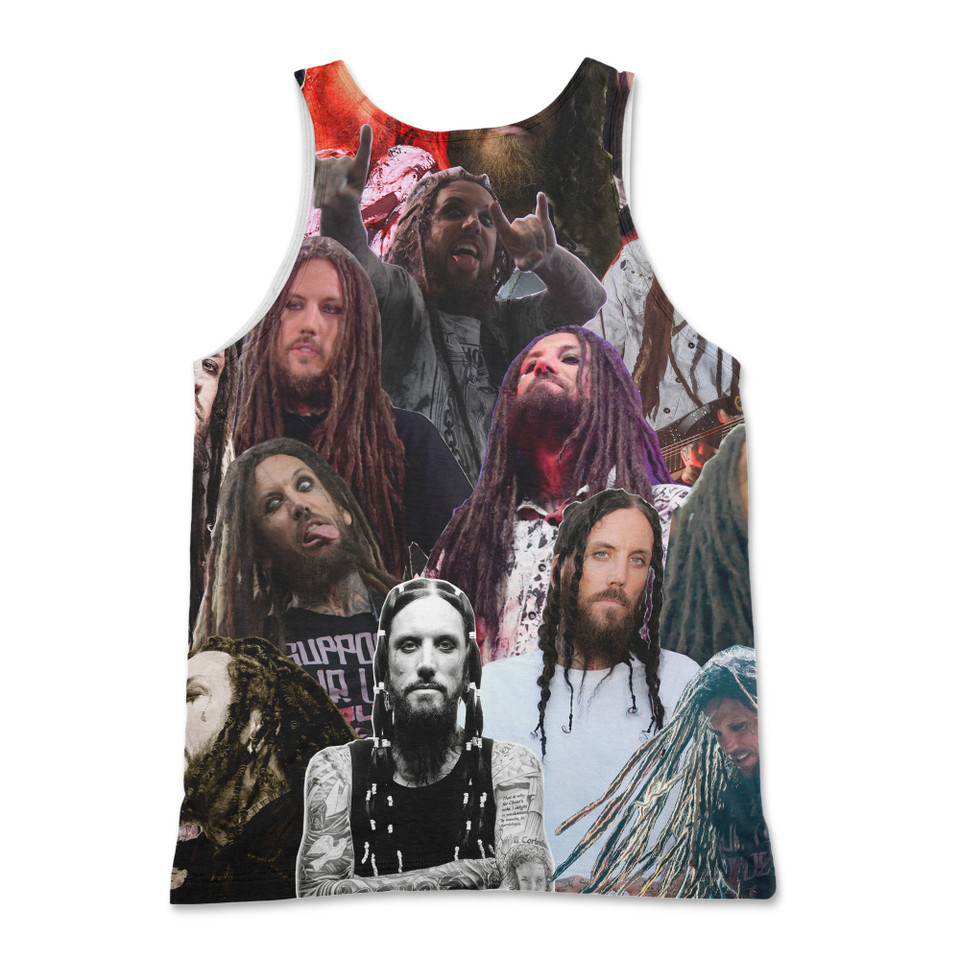 Brian Welch (Korn) Photo Collage Tank Top Brian Welch (Korn) Photo Collage Tank Top
