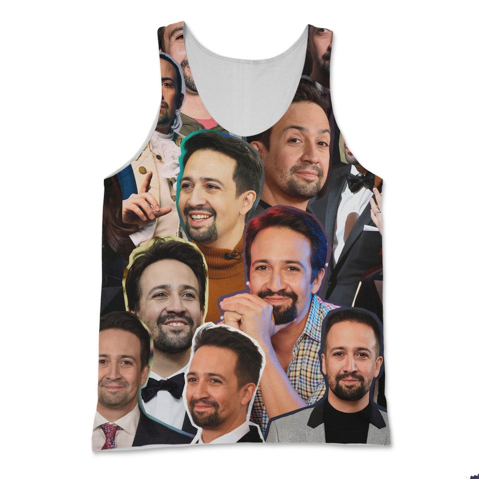 Lin-Manuel Miranda Photo Collage Tank Top Lin-Manuel Miranda Photo Collage Tank Top