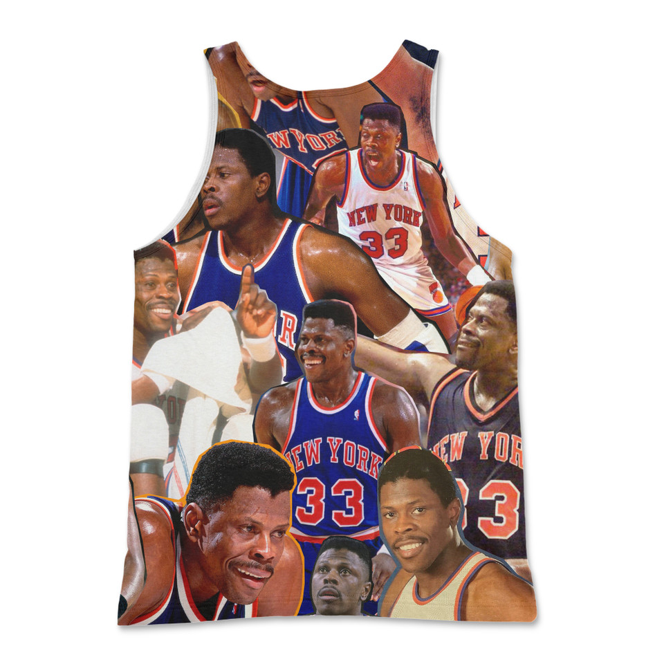 Patrick Ewing Photo Collage Tank Top