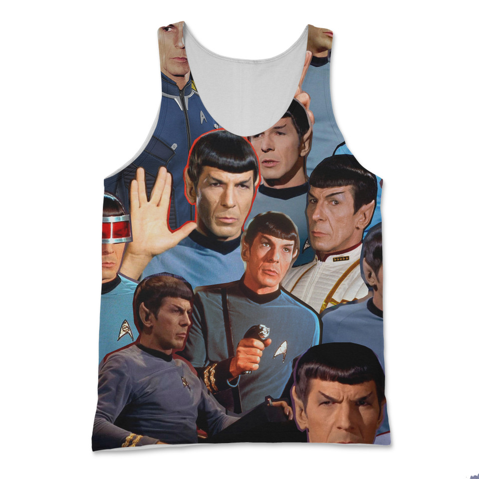 Spock Photo Collage Tank Top Spock Photo Collage Tank Top