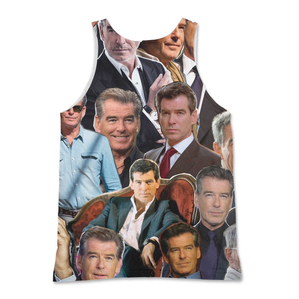 Pierce Brosnan Photo Collage Tank Top