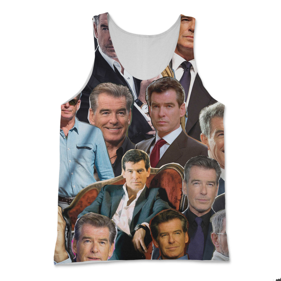 Pierce Brosnan Photo Collage Tank Top