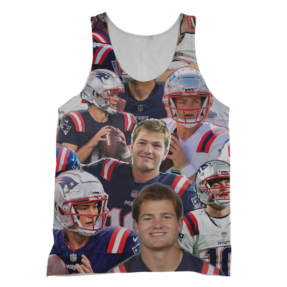 Drake Maye Photo Collage T-Shirt