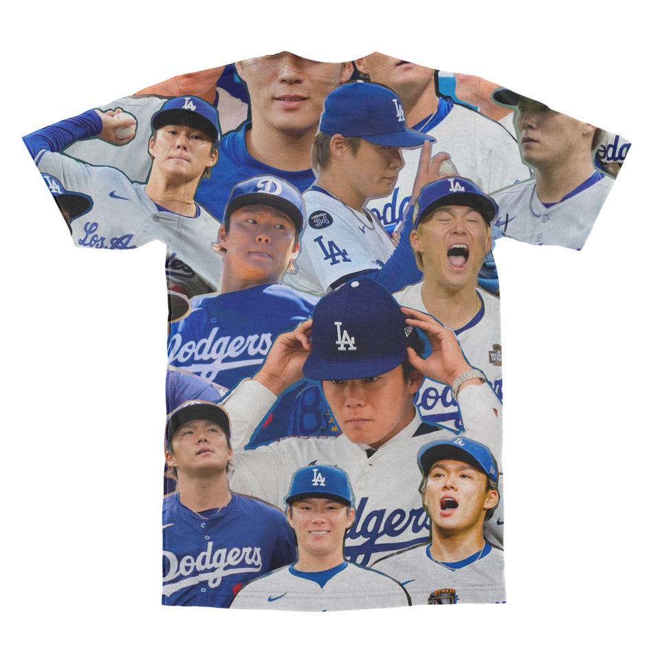 Yoshinobu Yamamoto Photo Collage T-Shirt