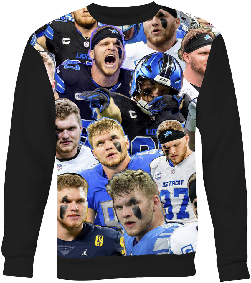 Aidan Hutchinson Collage Sweater Sweatshirt