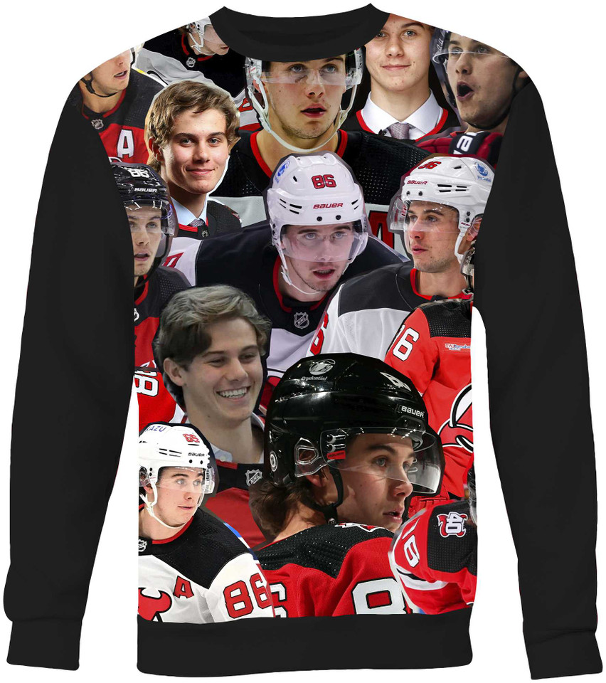 Jack Hughes Collage Sweater Sweatshirt