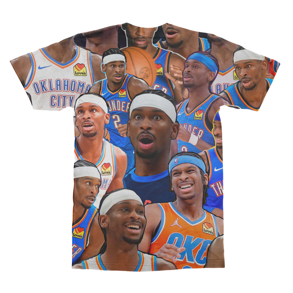 Shai Gilgeous Alexander Photo Collage T-Shirt