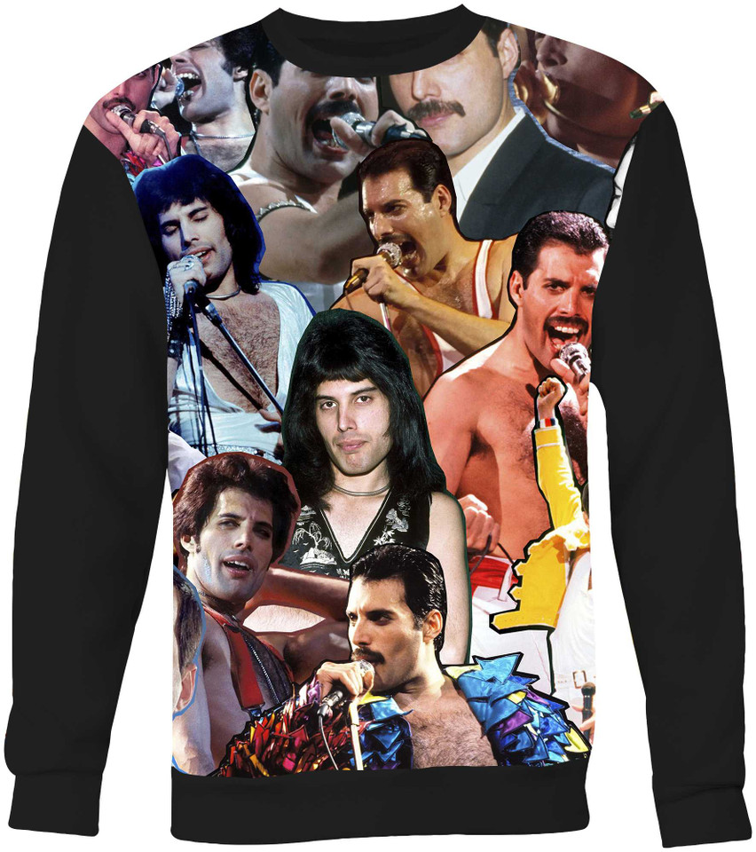 Freddie Mercury Collage Sweater Sweatshirt